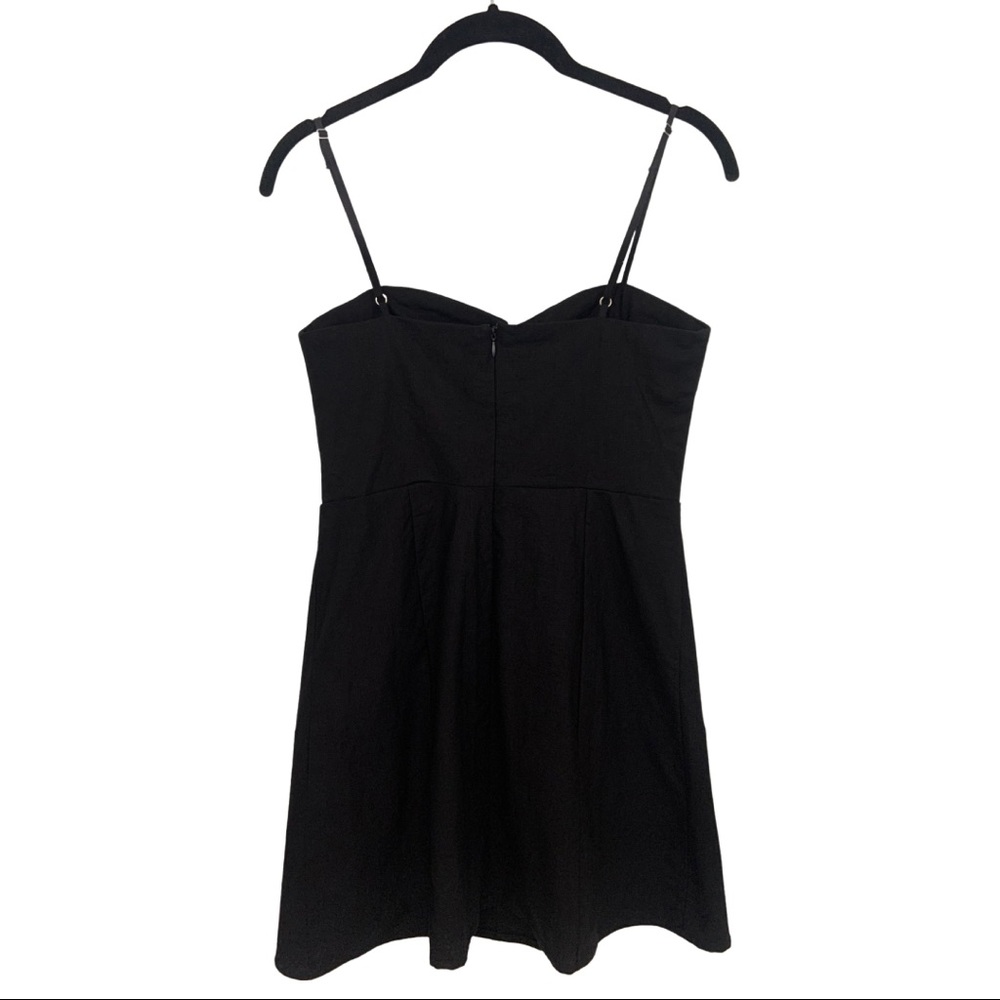 Sleeveless Lace Up Chest Mini Dress - Picture 2 of 4